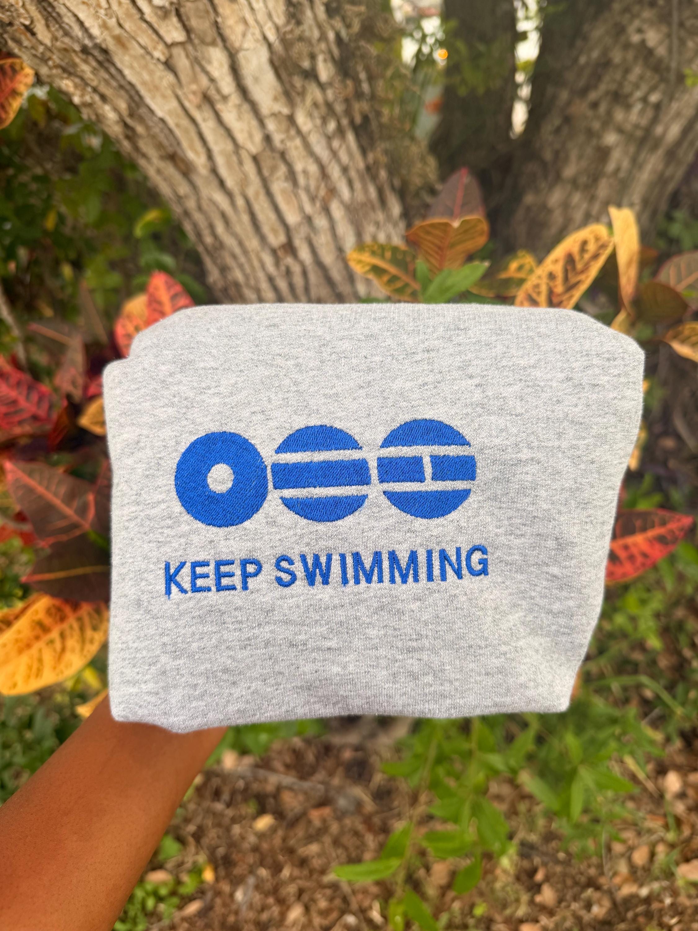 Bangtan Keep Swimming Embroidered Sweatshirt