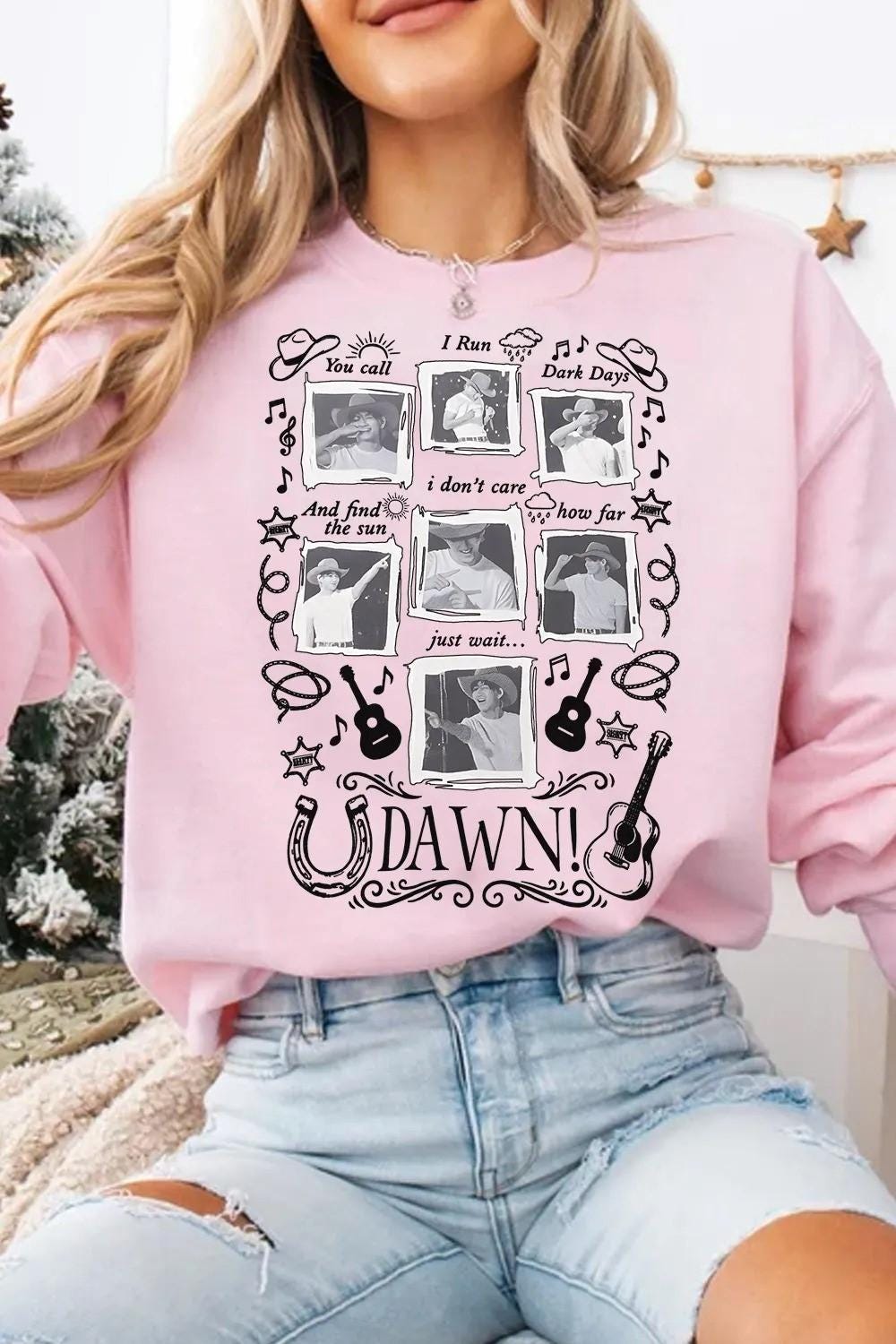 BTS Dawn Cowboy Western Sweatshirt - Image 3