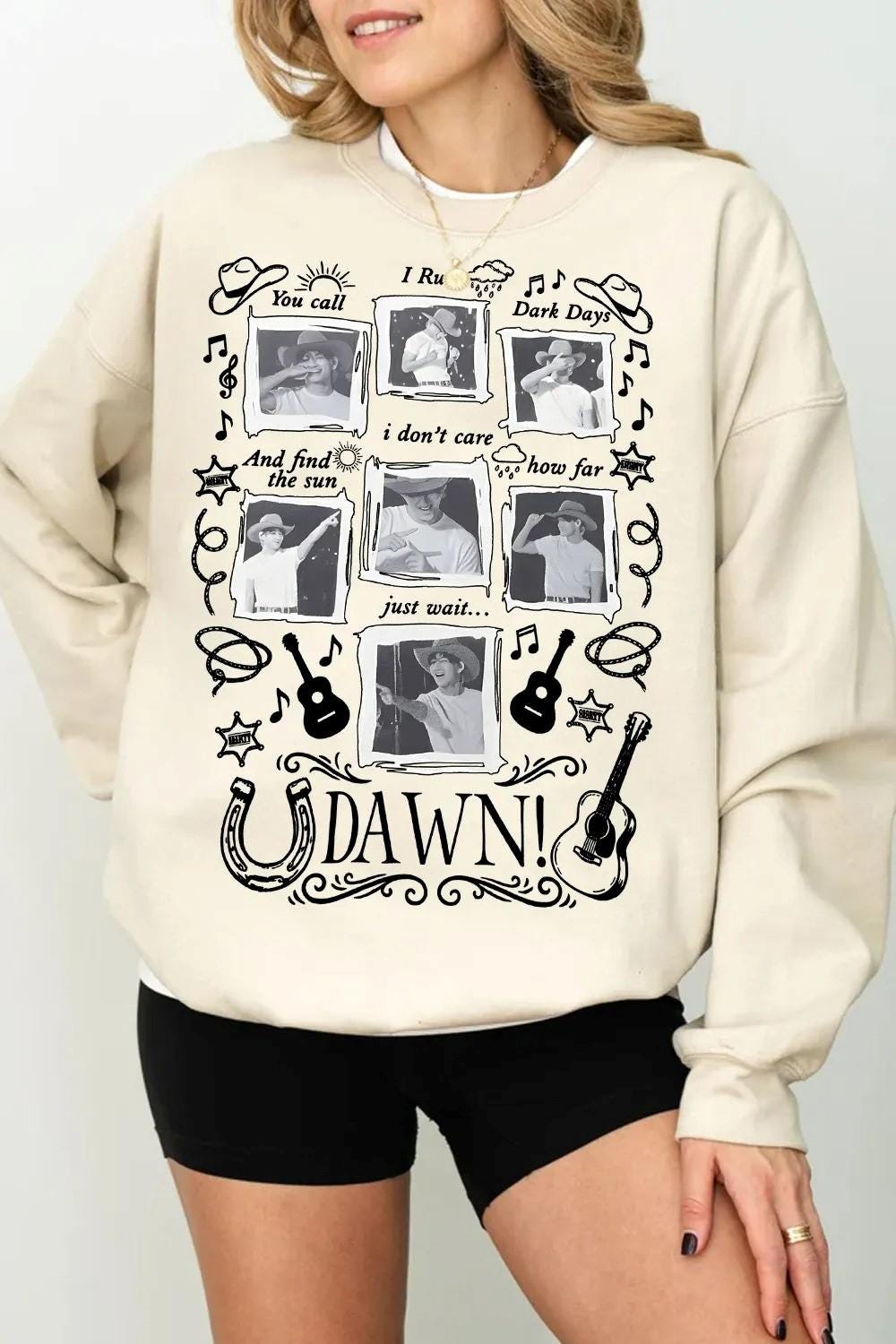 BTS Dawn Cowboy Western Sweatshirt - Image 2
