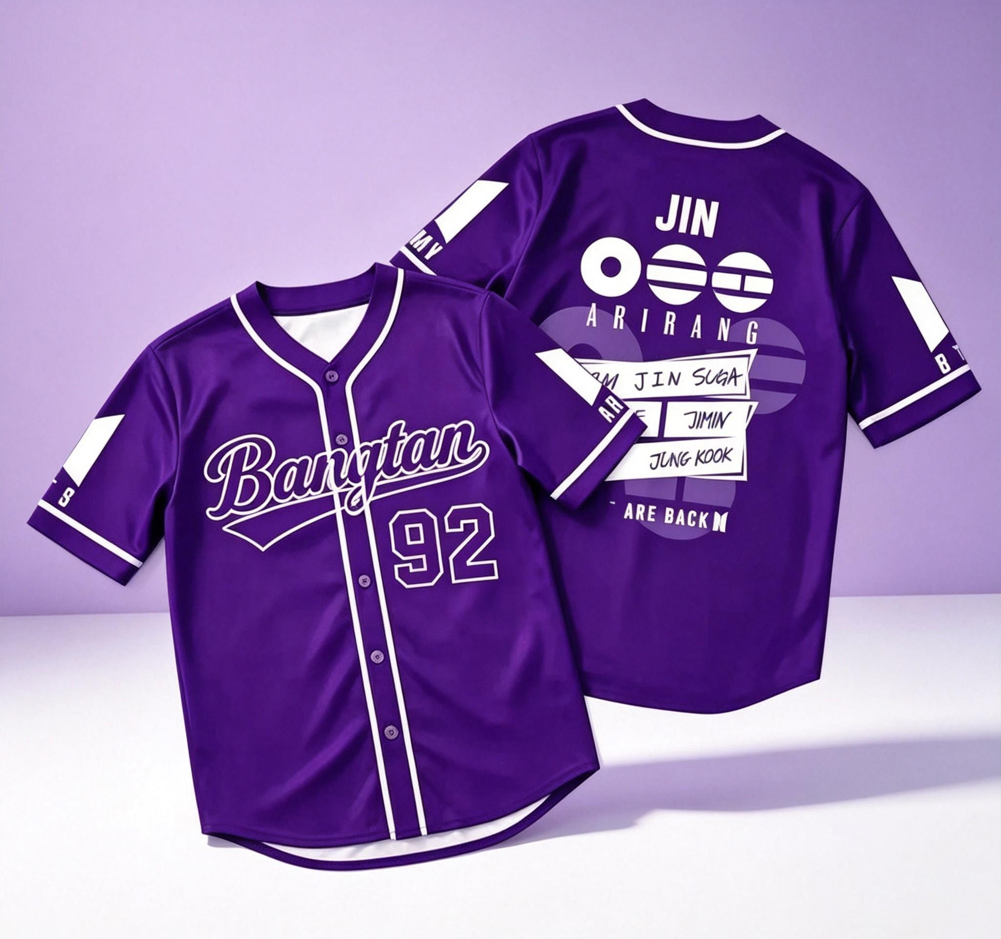 BTS World Tour Arirang Baseball Jersey - Image 4