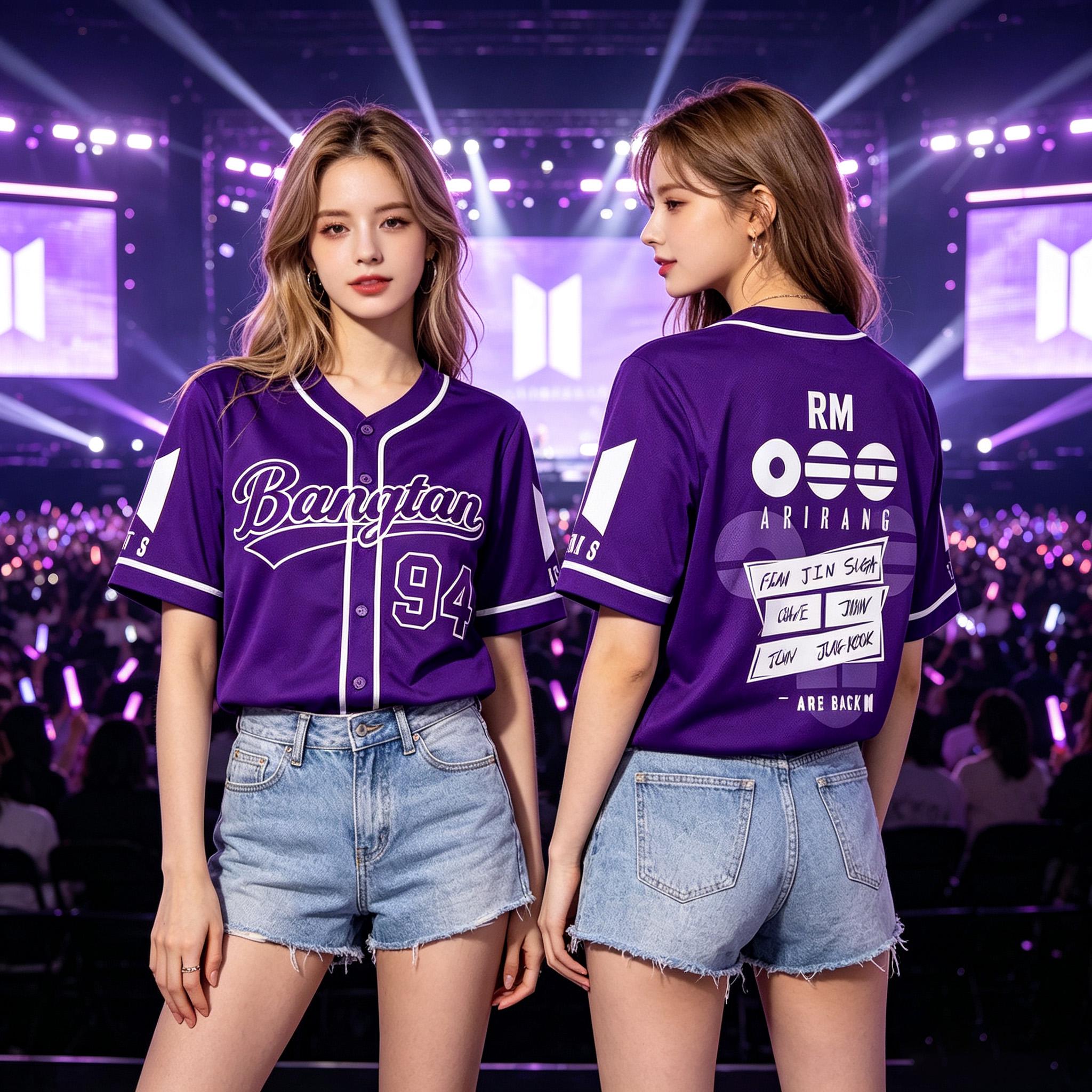 BTS World Tour Arirang Baseball Jersey - Image 2