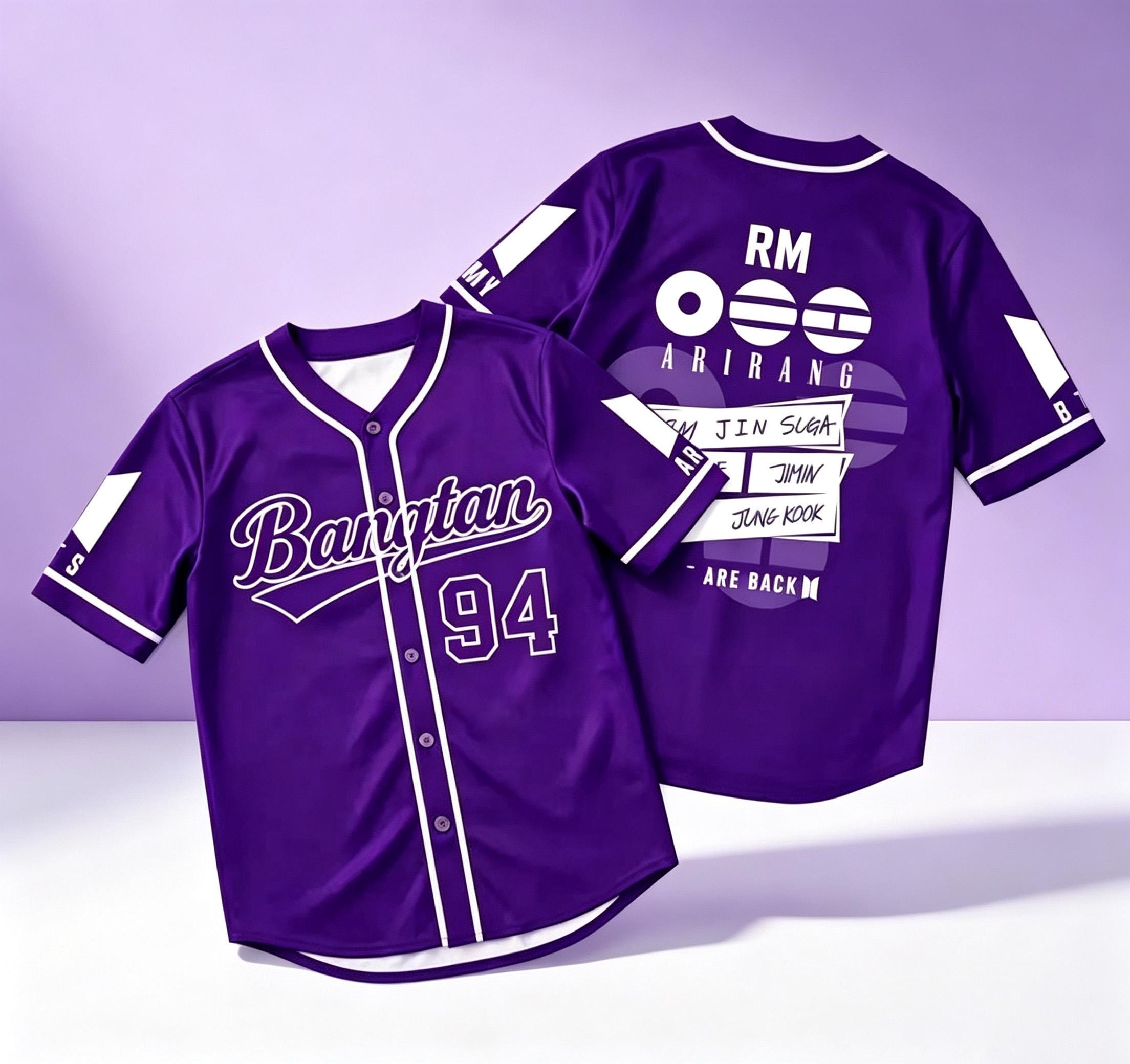 BTS World Tour Arirang Baseball Jersey - Image 9