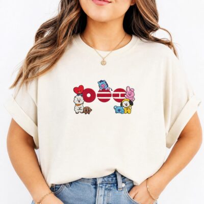 BTS BT21 Cute Army Concert T-shirt