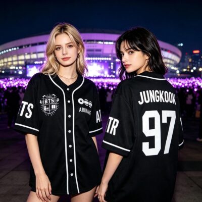 BTS Arirang Custom Name Number Baseball Jersey