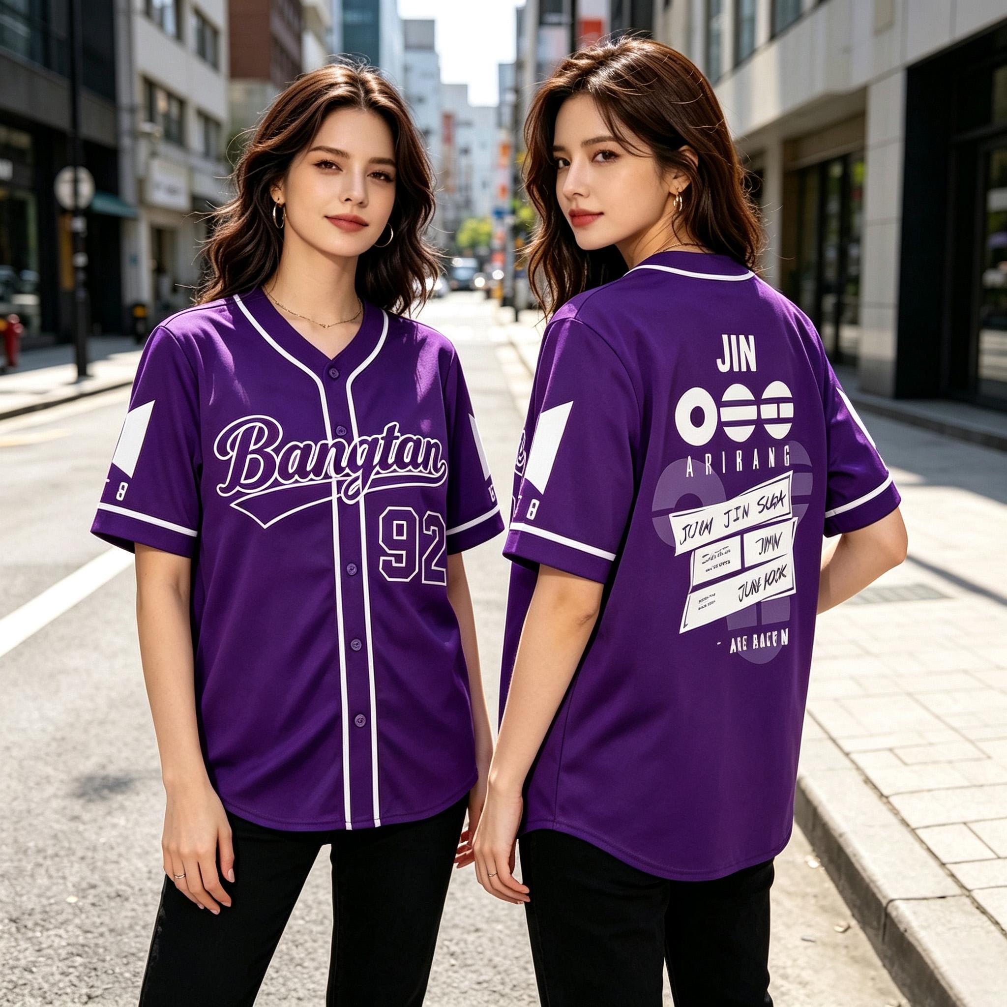 BTS World Tour Arirang Baseball Jersey