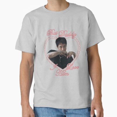 Jin Edgy Heart Aesthetic Design T-shirt
