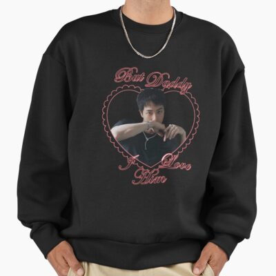Jin Edgy Heart Aesthetic Design Sweatshirt