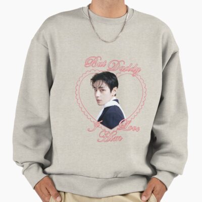 Taehyung Pink Heart Aesthetic Design Sweatshirt